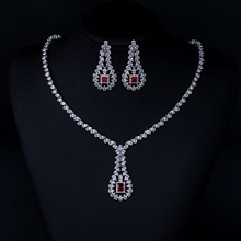 Show details for Nickel Free Platinum Plated Copper or Brass 2 Piece Jewelry Set with Easy Return