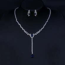 Show details for Good Cubic Zirconia Platinum Plated 2 Piece Jewelry Set