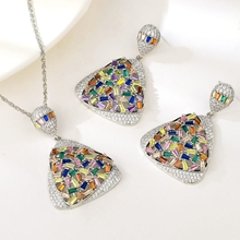 Show details for Great Value Copper or Brass Geometric 2 Piece Jewelry Set with Member Discount