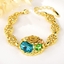 Show details for Zinc Alloy Gold Plated Fashion Bracelet From Reliable Factory
