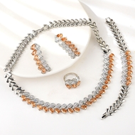 Show details for Need-Now Orange Cubic Zirconia 4 Piece Jewelry Set from Editor Picks