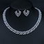 Show details for Copper or Brass Cubic Zirconia 2 Piece Jewelry Set at Great Low Price