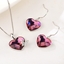 Show details for Fashion Swarovski Element Love & Heart 2 Piece Jewelry Set