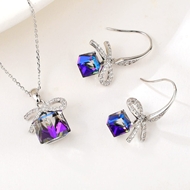 Show details for Party Geometric 2 Piece Jewelry Set with Low Cost