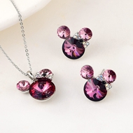 Show details for Buy Platinum Plated Party 2 Piece Jewelry Set with Low Cost