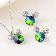 Show details for Fashion Swarovski Element 2 Piece Jewelry Set in Exclusive Design