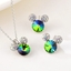 Show details for Fashion Swarovski Element 2 Piece Jewelry Set in Exclusive Design