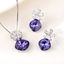 Show details for Fashion Swarovski Element 2 Piece Jewelry Set Online Only