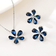 Show details for Bulk Copper or Brass Flower 2 Piece Jewelry Set Exclusive Online