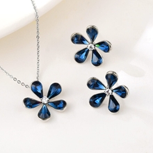 Show details for Bulk Copper or Brass Flower 2 Piece Jewelry Set Exclusive Online