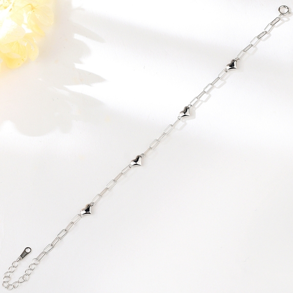 Picture of Reasonably Priced Platinum Plated White Fashion Bracelet from Reliable Manufacturer