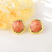 Show details for Beautiful Enamel Zinc Alloy Dangle Earrings