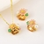 Picture of Unusual Flowers & Plants Artificial Crystal 2 Piece Jewelry Set