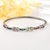 Picture of Nickel Free Platinum Plated Lock Fashion Bangle with No-Risk Refund