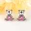 Show details for Origninal Bear Pink Dangle Earrings