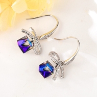 Show details for Fashion Copper or Brass Dangle Earrings in Flattering Style