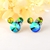 Picture of Brand New Green Fashion Dangle Earrings for Girlfriend