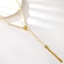 Show details for Good fresh water pearl Gold Plated Long Chain Necklace