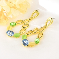 Picture of Top Irregular Gold Plated Dangle Earrings