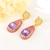 Picture of Need-Now Yellow Party Dangle Earrings with SGS/ISO Certification