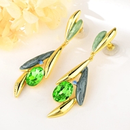 Picture of Top Artificial Crystal Dubai Dangle Earrings