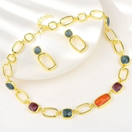 Show details for Reasonably Priced Zinc Alloy Gold Plated 2 Piece Jewelry Set from Reliable Manufacturer Show details for Reasonably Priced Zinc Alloy Gold Plated 2 Piece Jewelry Set from Reliable Manufacturer