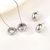 Picture of Low Cost Platinum Plated White 2 Piece Jewelry Set with Low Cost