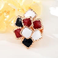 Show details for Beautiful Enamel Zinc Alloy Fashion Ring