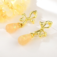 Show details for Nice Resin Zinc Alloy Dangle Earrings