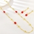 Picture of New Season Red Classic 2 Piece Jewelry Set with SGS/ISO Certification