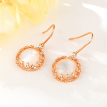 Show details for Good Quality Cubic Zirconia White Dangle Earrings