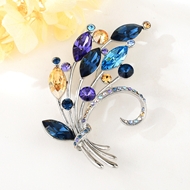 Show details for Brand New Blue Party Brooche with Beautiful Craftmanship