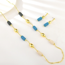 Show details for Bulk Gold Plated Geometric 2 Piece Jewelry Set Exclusive Online