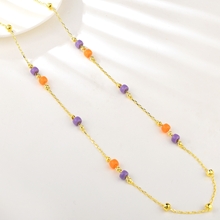 Show details for Fast Selling Purple Gold Plated Fashion Sweater Necklace from Editor Picks