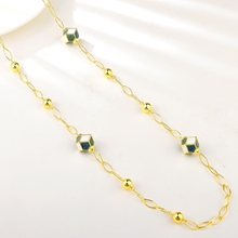Show details for Zinc Alloy Green Fashion Sweater Necklace at Super Low Price