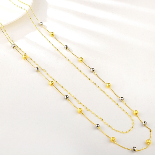 Picture of Zinc Alloy Gold Plated Fashion Sweater Necklace with No-Risk Return