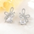 Picture of Bulk Platinum Plated Cubic Zirconia Dangle Earrings Exclusive Online