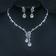 Show details for Unusual Flowers & Plants Cubic Zirconia 2 Piece Jewelry Set Show details for Unusual Flowers & Plants Cubic Zirconia 2 Piece Jewelry Set