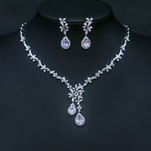 Show details for Unusual Flowers & Plants Cubic Zirconia 2 Piece Jewelry Set