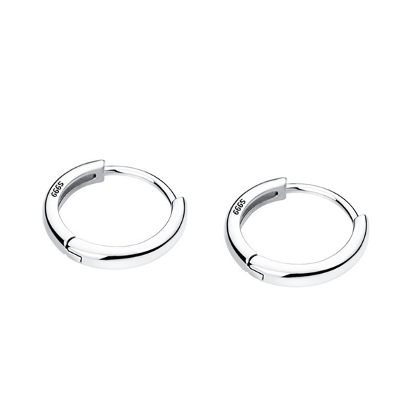 Picture of Fashionable Party 925 Sterling Silver Small Hoop Earrings