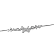 Picture of 925 Sterling Silver Flowers & Plants Fashion Bracelet for Ladies