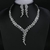 Picture of Most Popular Cubic Zirconia Platinum Plated 2 Piece Jewelry Set