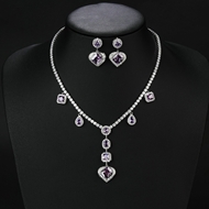 Picture of New Cubic Zirconia Party 2 Piece Jewelry Set
