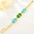 Picture of Attractive Green Party Fashion Bangle For Your Occasions