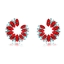 Show details for Copper or Brass Platinum Plated Dangle Earrings with Unbeatable Quality