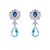 Picture of Featured Platinum Plated Copper or Brass Dangle Earrings with Full Guarantee
