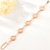 Picture of Trendy Rose Gold Plated White Fashion Bangle with No-Risk Refund