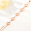 Show details for Trendy Rose Gold Plated White Fashion Bangle with No-Risk Refund