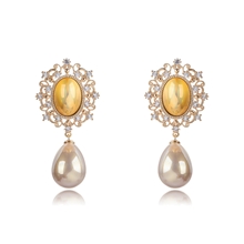 Show details for Latest Flowers & Plants Copper or Brass Dangle Earrings