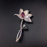 Show details for Stylish Flower Fashion Brooche